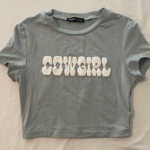 SHEIN Cowgirl crop top